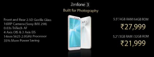 zenfone-3-price-india-ze552kl-ze520kl